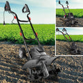 BRAST Elektro-Gartenfräse mit 36-45cm Arbeitsbreite, 1050-1800 Watt, Antiblockierschutz und Sicherheitsschalter
