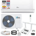 Split-Klimaanlage 12000 BTU mit Heizfunktion und WiFi, leise für 55qm