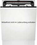 AEG Vollintegrierter Geschirrspüler 60 cm, Serie 5000 mit AirDry, Energieklasse B, Besteckschublade, FlexiWash, 44 dB, AquaStop, 14 Maßgedecke