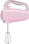 Smeg Elektrischer Handmixer, 9 Geschwindigkeiten, Turbo & Sanftstart, 250W, Rosé