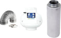 Growbox Abluftsystem mit temperaturgesteuertem EC-Lüfter, Prima Klima 700 m³/h und Nito Schlauch