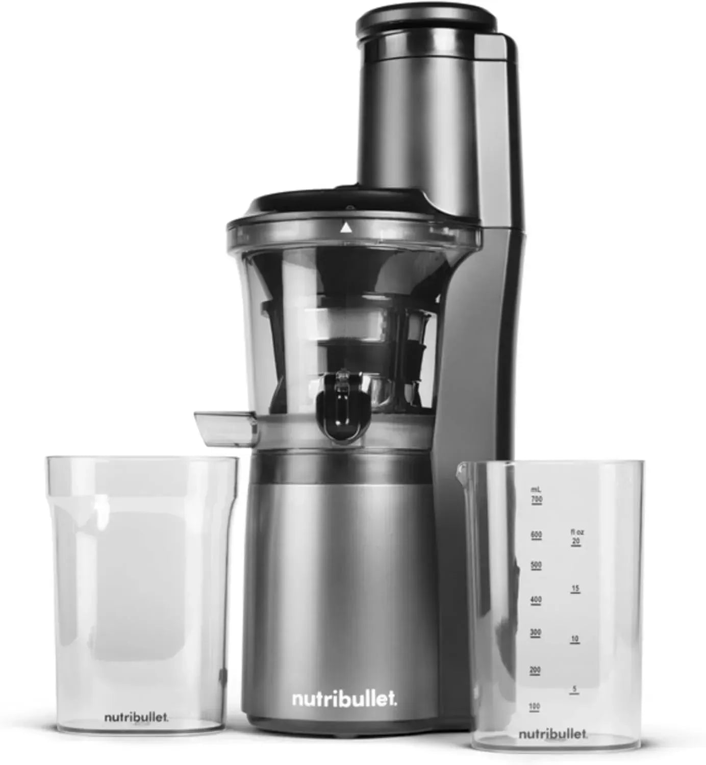 Nutribullet Kaltentsafter, Saftpresse für Obst und Gemüse, 1,8L Behälter, Täglicher Gebrauch, Schwarz