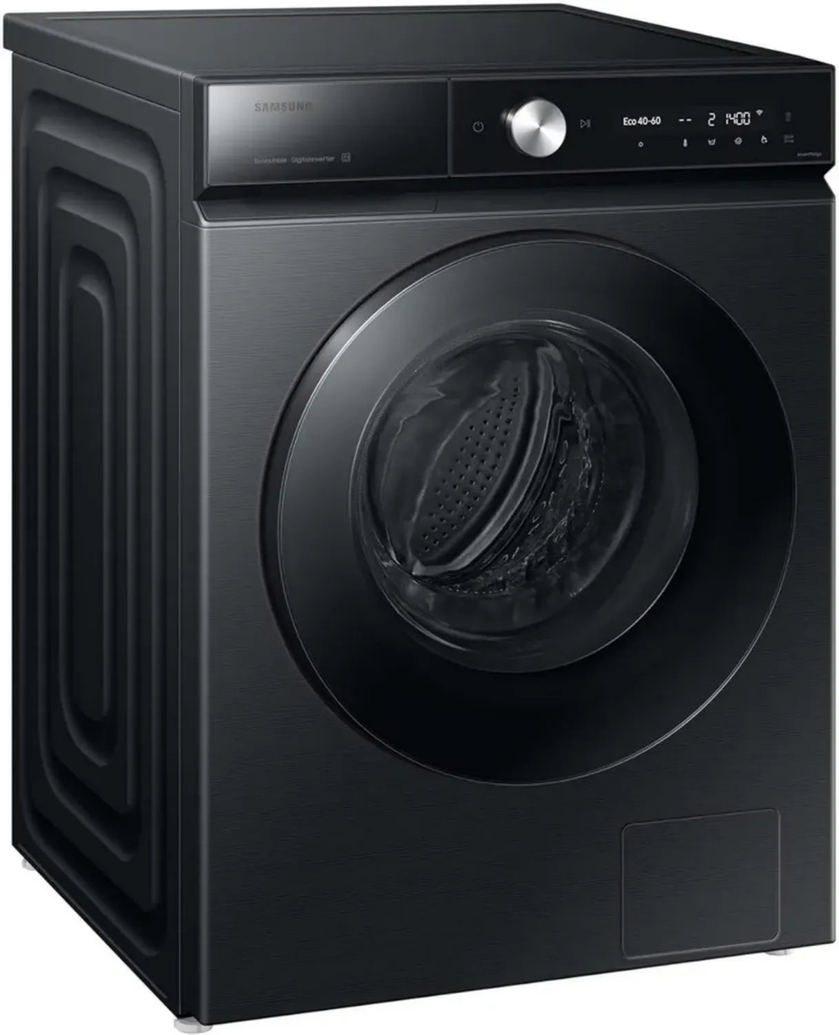 Samsung WW90DB8U95GBU2 Bespoke Waschmaschine, 9 kg, 1.400 U/Min, Energiesparsam, EEK A (-30%), AI Ecobubble-Technologie, QuickDrive, KI-gesteuertes Waschen, SuperSpeed 39 Min, Schwarz