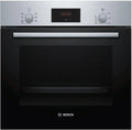 Bosch Serie 2 Einbau-Backofen, 60cm, EcoClean, 3D Heißluft, LED-Anzeige, Schnellaufheizung, Kindersicherung, Schwarz