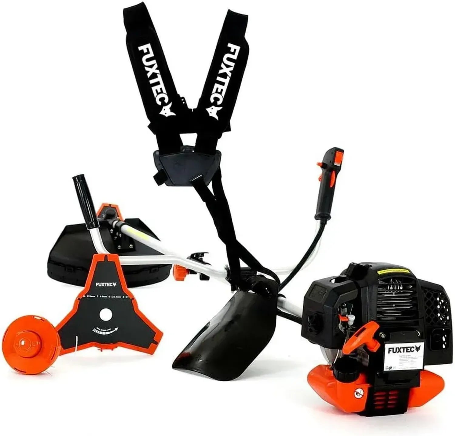 FUXTEC Motorsense FX-MS152, 52cc, 2in1 Multitool mit Profi-Gurt, 3 PS, 2-Takt, Oberklasse getestet