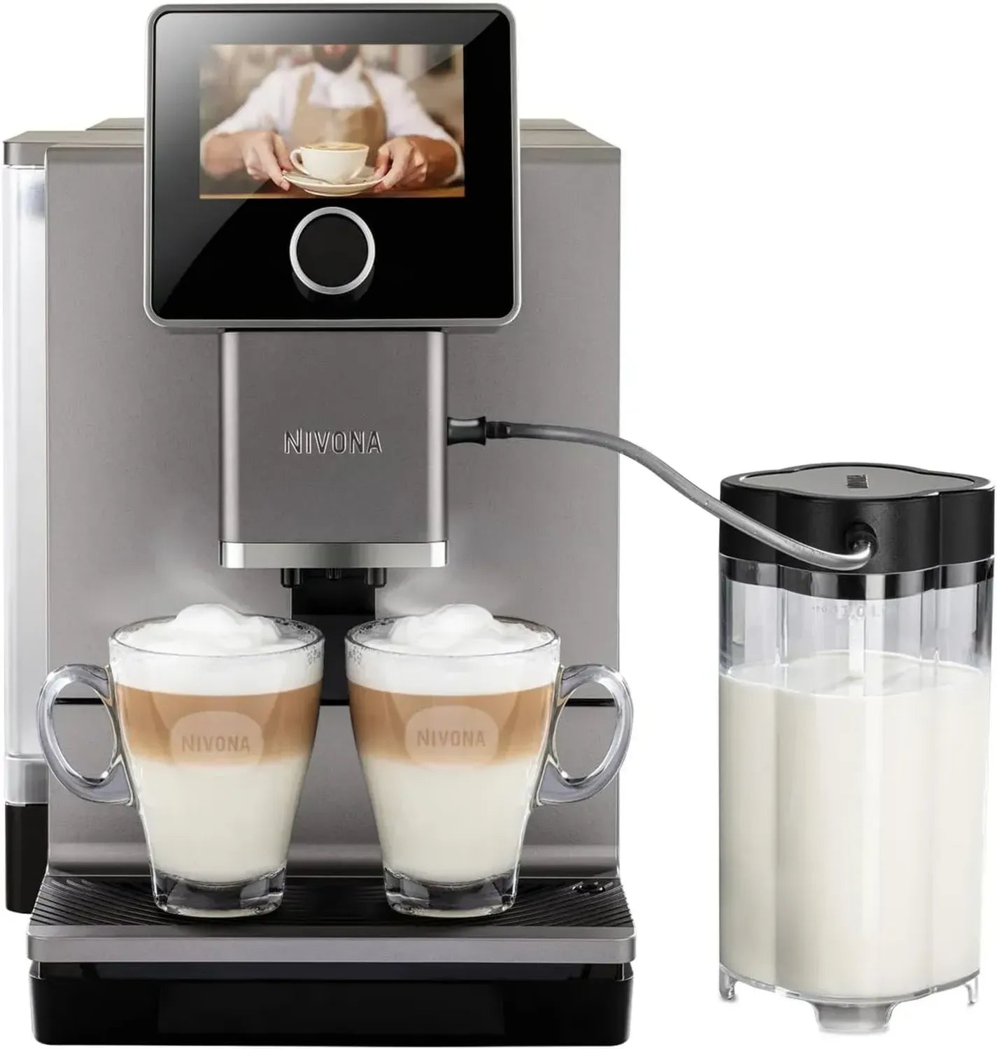 Nivona Kaffeevollautomat NICR 970 mit Titan-Chrom-Optik