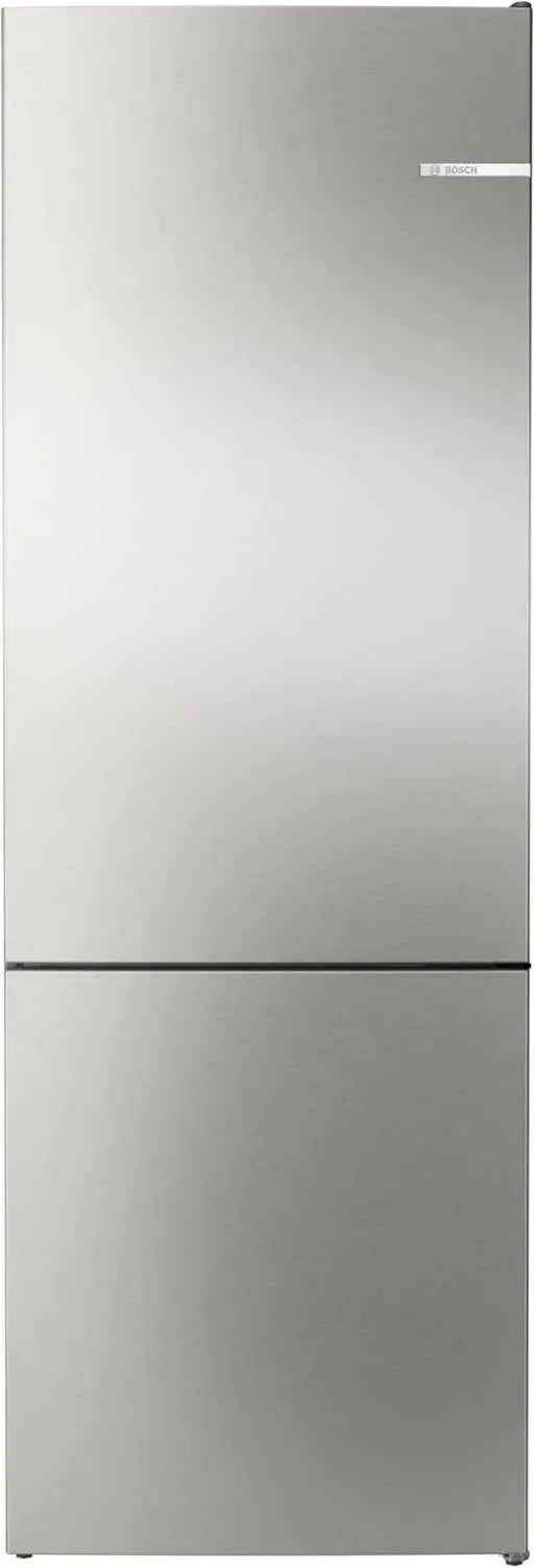 Bosch Kühlschrank-Gefrierschrank Kombination Serie 4, 311 L, Total No Frost, VitaFresh XXL, Geräuscharm, Anti-Fingerabdruck Stahl