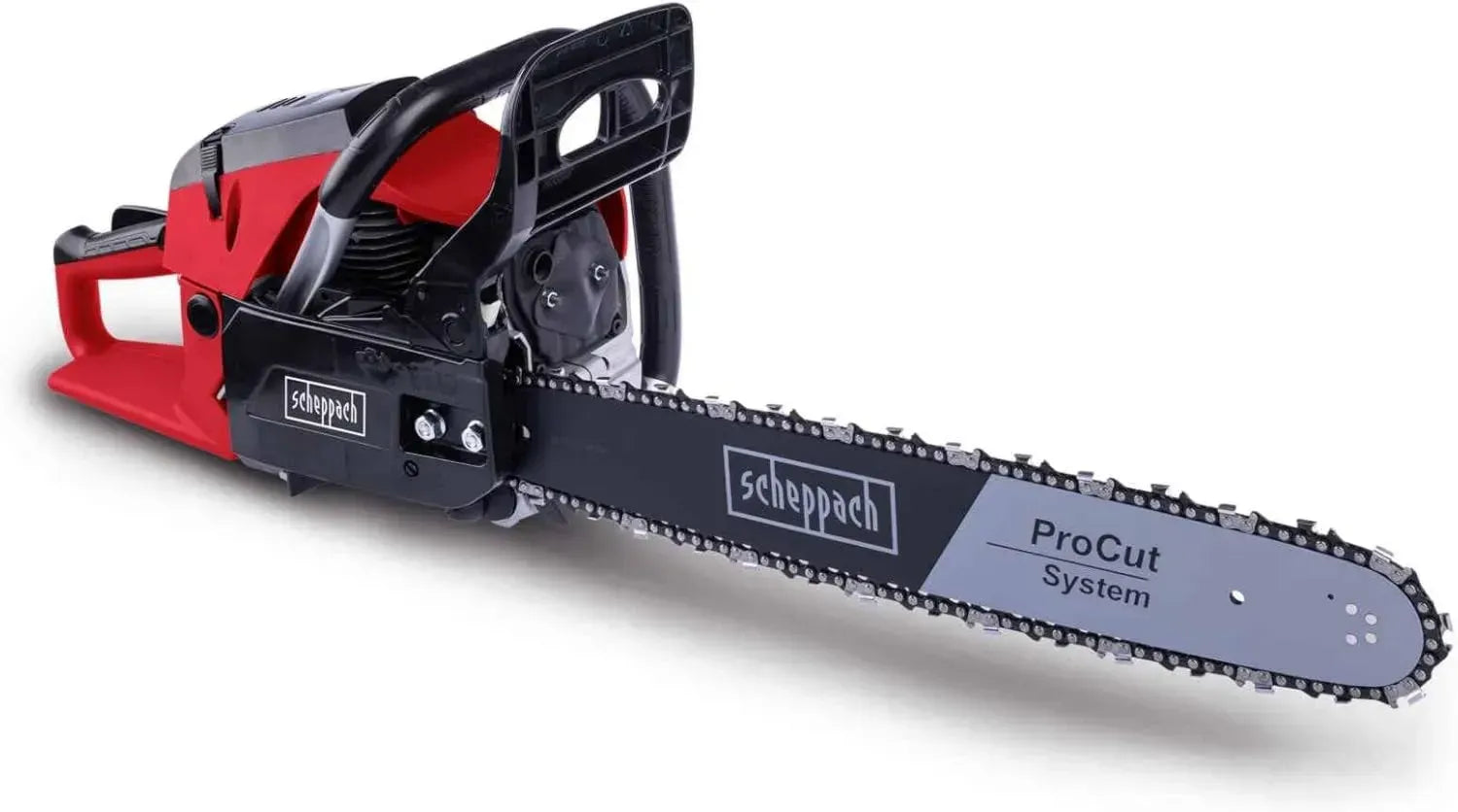 Scheppach Benzin-Kettensäge PCS53 mit 51cm Schwertlänge, 53ccm Hubraum, 2,7 PS