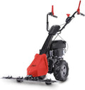 Scheppach Benzin-Balkenmäher BMS196-88 mit 88 cm Schnittbreite und 196 ccm Motor, ideal für große Rasenflächen bis zu 3000 m², höhenverstellbarer Führungsholm