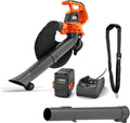 Husqvarna 120iBV Akku-Laubbläser - 36V kabellos, inklusive Akku & Ladegerät, 10 N Blasleistung, einstellbare Rohrlänge, bürstenlos, leise und leicht für Gartenarbeit