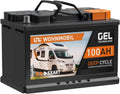 Hochleistungs-Gel-Batterie 12V 100Ah für Wohnmobil und Boot