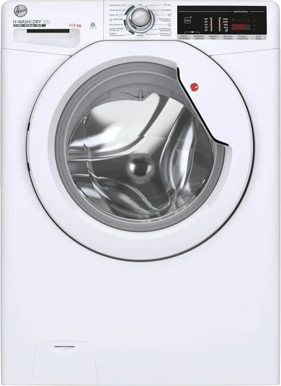 Hoover H-WASH&DRY 300 H3DO4755T2/1-84 Waschmaschine mit Trockner, 7 kg Waschen, 5 kg Trocknen, Wi-Fi, Bluetooth, Pflegeprogramme