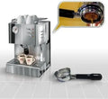 Quick Mill Cassiopea 03004 Espressomaschine mit Bodenlosem und Standard-Siebträger