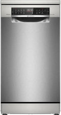 Bosch Serie 6 Freistehender Geschirrspüler 45 cm, Smarte Technologie, Besteckschublade, Leise Spülmaschine mit Zeolith-Trocknung, Höhenverstellbarer Oberkorb, AquaStop-Schutz