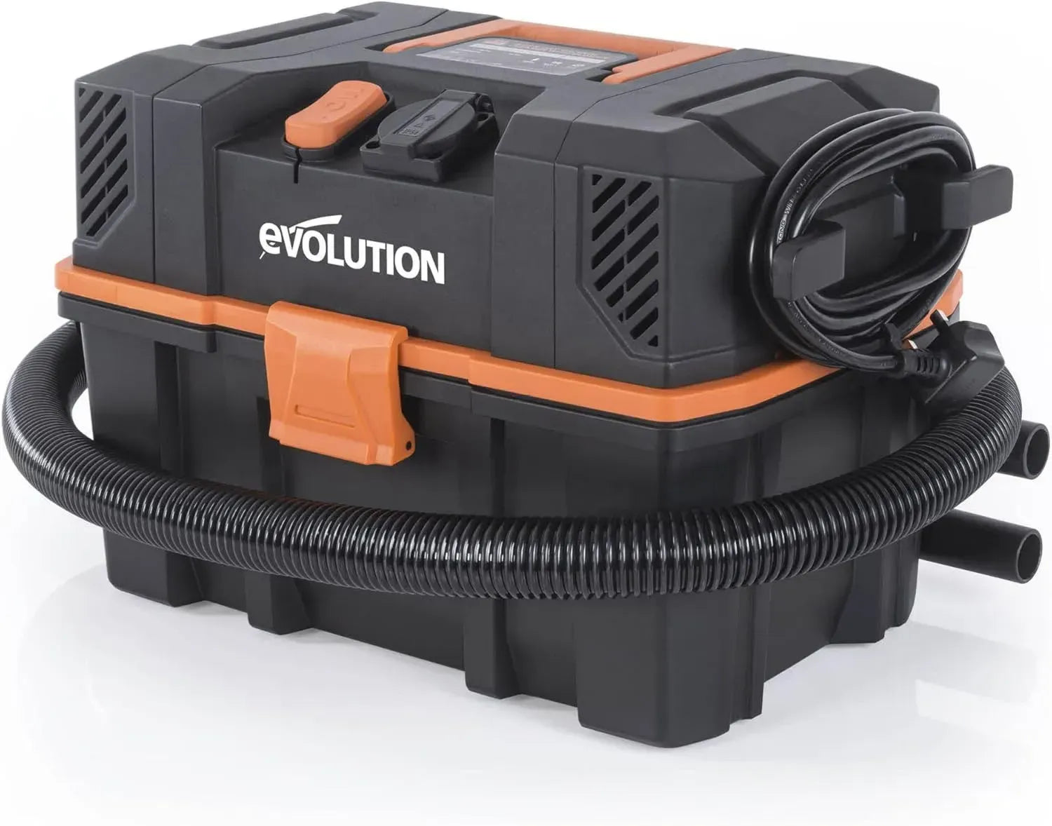 Evolution Staubsauger 15L - Nass-Trocken mit Saug- und Blasfunktion, 1000W, 42,5 L/S, Integrierte Steckdose 1700W, Zubehör inklusive