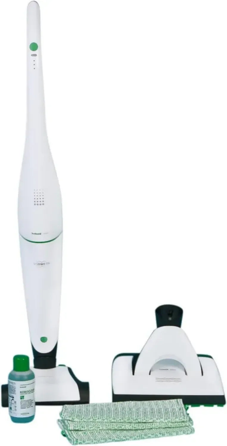 Vorwerk Kobold VB100 Kabelloser Staubsauger mit Elektrobürste und Wischfunktion – Made in Germany – 2 Jahre Fachhändlergarantie