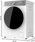 Cecotec Frontlader Waschmaschine mit Trockner 10-6 kg, Inverter Motor, 1400 U/min, 16 Programme, Dampf- und Spa-Funktion