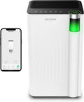 Brandson - WLAN gesteuerter Luftentfeuchter 12 Liter mit Kompressor, App & Timer – Automatische Entwässerung & Abtaufunktion – Weiß