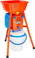 Kerbl Elektro-Getreidemühle, 580 W, stabiler Dreibeinständer, einfache Reinigung, Metallmahlwerk