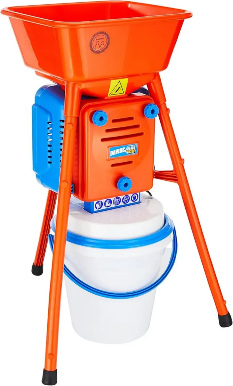 Kerbl Elektro-Getreidemühle, 580 W, stabiler Dreibeinständer, einfache Reinigung, Metallmahlwerk