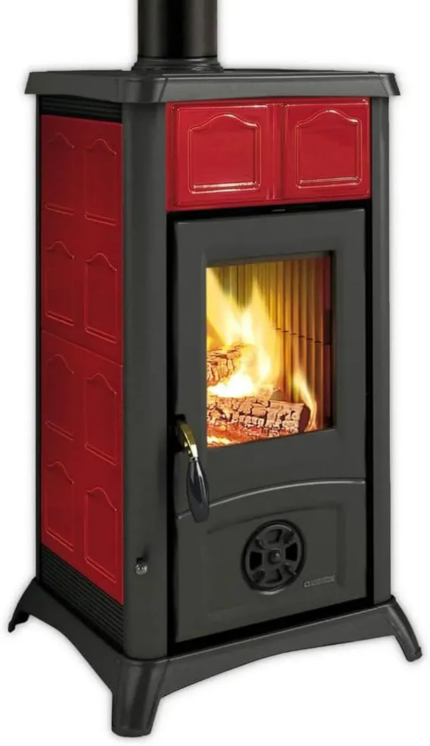 La Nordica Kaminofen Gemma Lean Keramik 6,5 kW Bordeaux