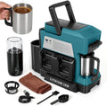 Tragbare Akku-Kaffeemaschine für Makita 18V, Inklusive Elektrische Kaffeemühle und Tasse, Ideal für Camping und Reisen