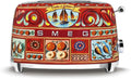 SMEG TSF01DGEU Retro Toaster aus Edelstahl, 2-Scheiben