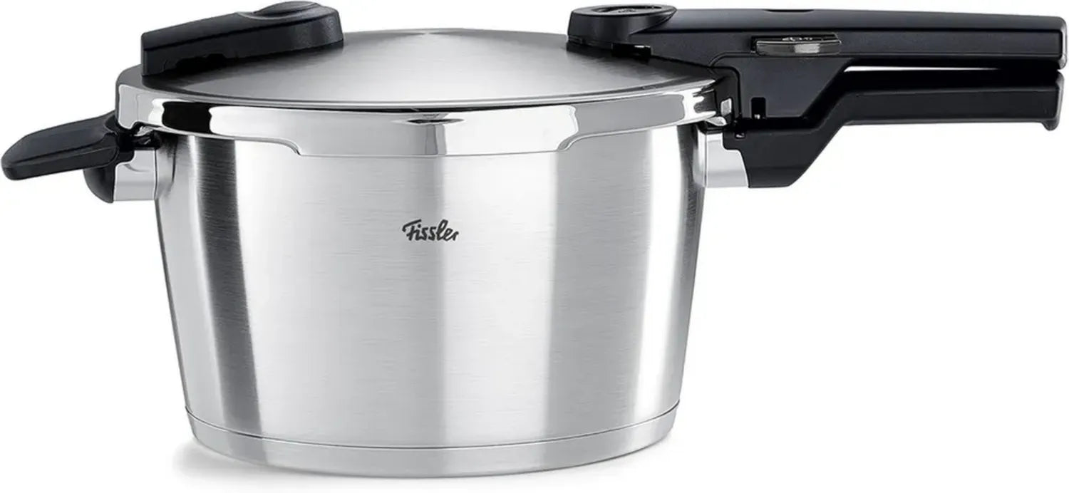Fissler Vitaquick Premium Schnellkochtopf 4,5L Edelstahl, Induktion, 2 Garstufen, Hergestellt in Deutschland