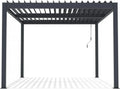 Aluminium Pergola Bioklimatisch Windsor 3x4m, Anthrazitgrau