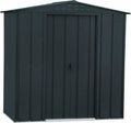Duramax Metallgerätehaus 6x4 mit verzinktem Stahl und verstärktem Dach, anthrazit
