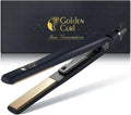 2-in-1 Haarglätter und Lockenstab - Langlebiges Styling-Werkzeug in Gold