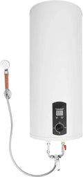 Elektrischer 60L Warmwasserspeicher 2000W mit Duschkopf und Wasserhahn für Küche und Bad