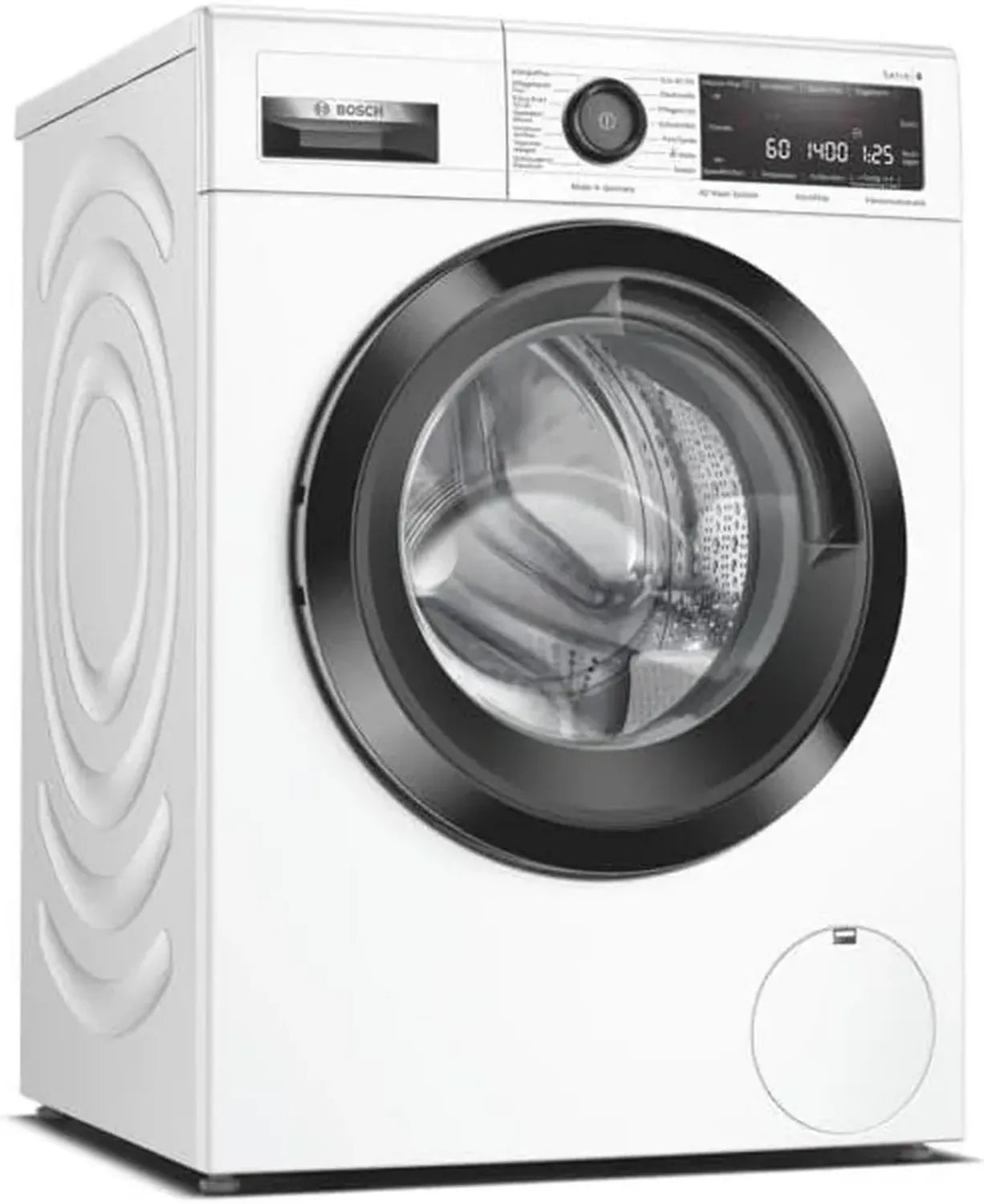 Bosch Serie 8 Waschmaschine 9 kg, 1400 U/min, EcoSilence Drive, AllergiePlus, Fleckenautomatik, 4D Wash System, Weiß