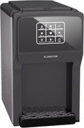 Klarstein ArcticBlend 3in1 Eismaschine – 20 kg/Tag, Eiswürfel & Crushed Ice, Wasserspender, 6L Tank, Edelstahl, Dunkelgrau