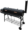 INLIFE Räuchergrill Nevada XL Schwarz für Perfekte BBQs