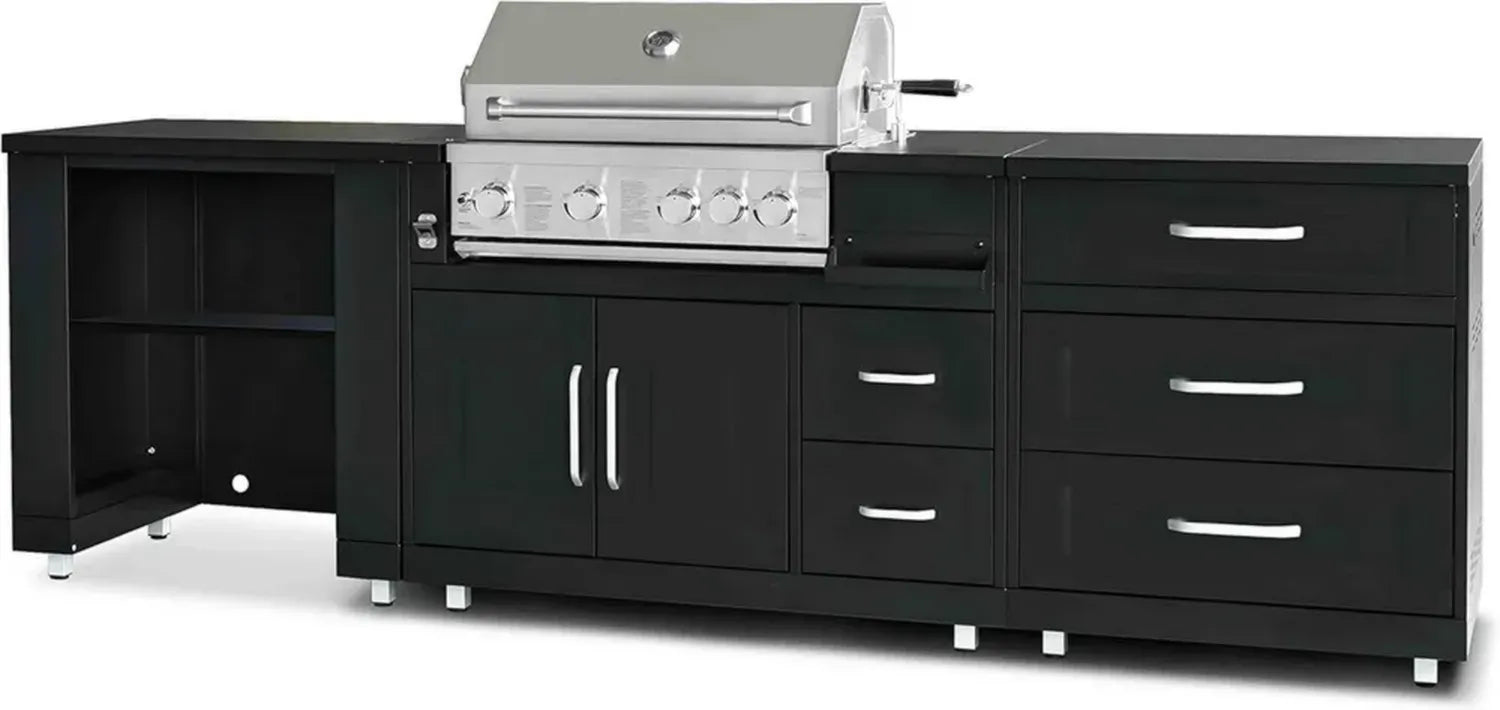 Oviala 3-teilige Outdoor-Küche mit Grillstation
