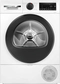 Bosch Wärmepumpentrockner 9 kg, Serie 6, Energiesparend, AutoDry Technologie, Komfortable Trommelbeleuchtung, Einfach zu reinigender Filter, Schonendes Trocknen, Weiße Ausführung