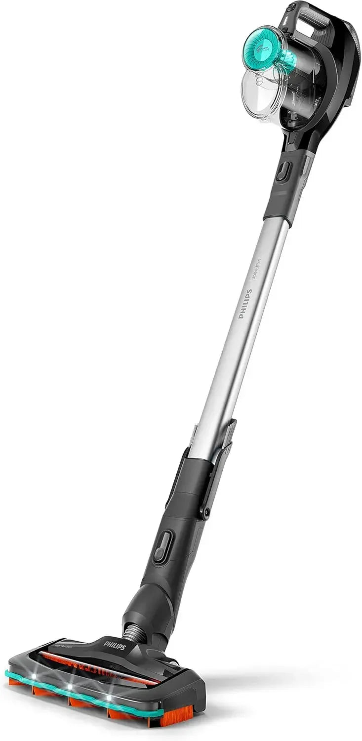 Philips SpeedPro Kabelloser Hand- und Bodenstaubsauger mit 180°-Saugdüse, 40 Min Laufzeit