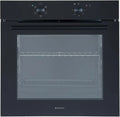 GEDTECH GFO76BL Einbaubackofen Schwarz, 76L, mit Grill und Dampffunktion