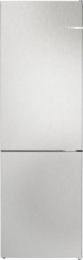 Bosch KGN362LBF Kühl-Gefrier-Kombination Serie 4, 321L, NoFrost, VitaFresh XXL, Edelstahl, Energiesparend, Platzsparend