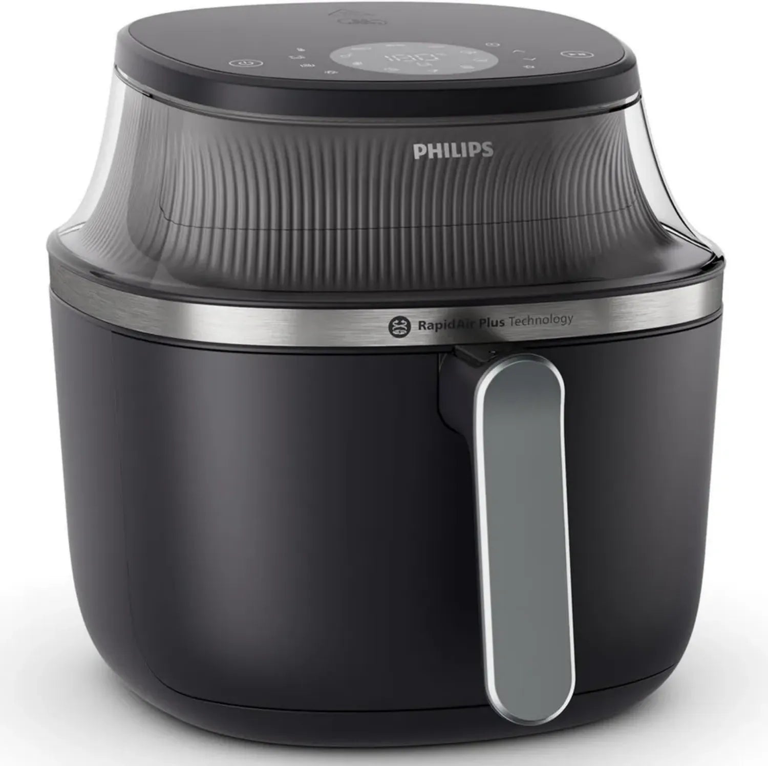 Philips Heißluftfritteuse Serie 3000, 6,2 l, RapidAir Plus Technologie, 1700 W, Schwarz