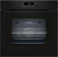 NEFF N30 Einbau-Backofen 60x60 cm, 3D-Heißluft, CircoTherm, Air Fry, Automatikprogramme, Pyrolyse, Easy Clean, Kindersicherung, LED Touch-Bedienung, Schwarz