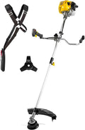Benzin-Rasentrimmer TEXAS BCU33S mit 2-in-1 Freischneider und Motorsense, 2-Takt, 1,4 PS, 33 ccm, 3-Zahn-Messer, Fadenspule und Schultergurt