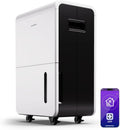 Klarstein DryFy 70L Smart Luftentfeuchter mit WLAN & Timer, 8L Tank, Automatikmodus, geeignet für 60-90m² Räume, Weiß