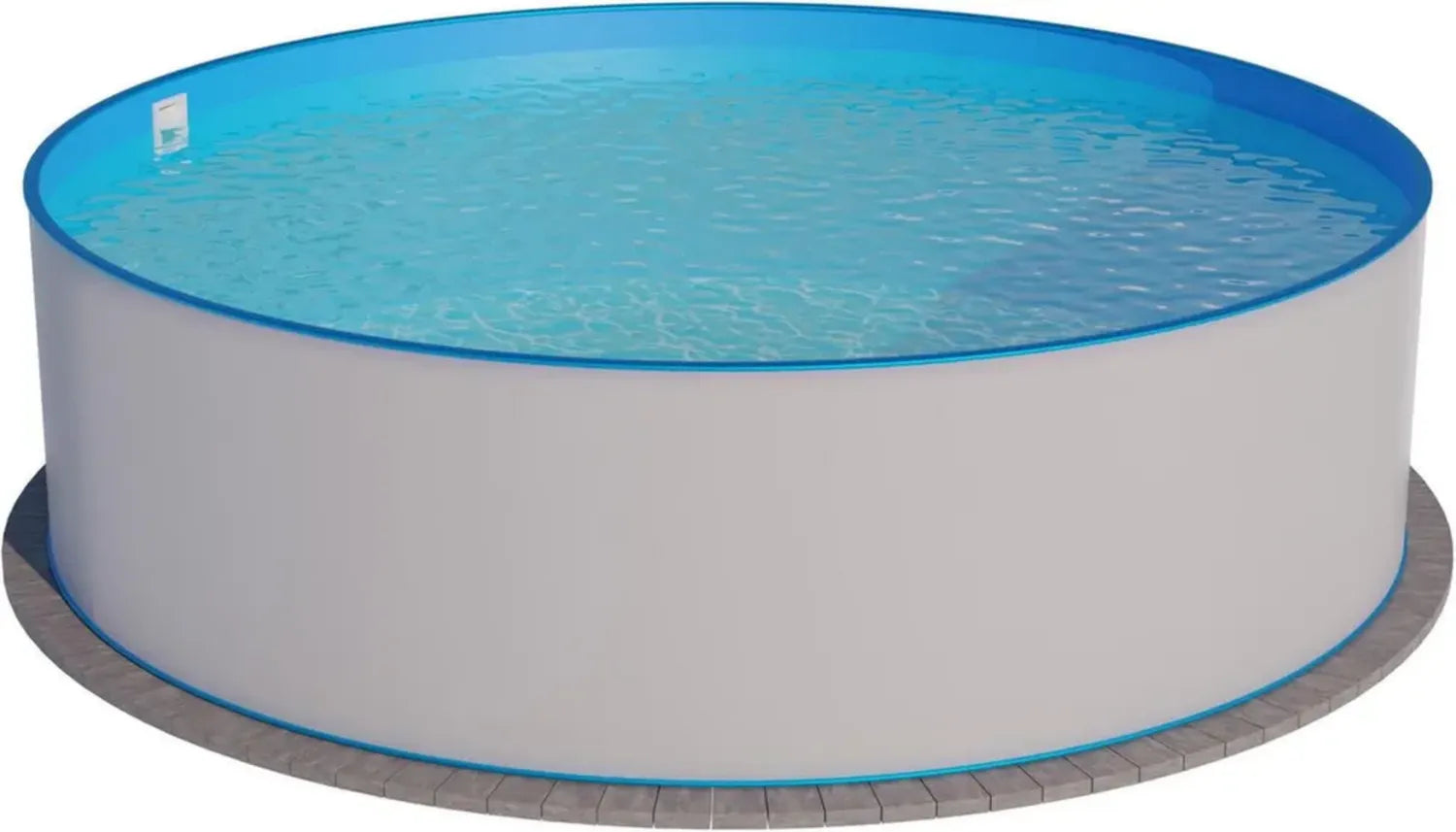 Waterman Rundpool aus Edelstahl, Ø 300 cm, Tiefe 120 cm