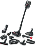 Bosch Kabelloser Staubsauger Unlimited 8 mit HEPA-Filter, 10 Jahre Motorgarantie, kraftvolle Saugkraft, langer Betrieb, austauschbarer Akku, Schnellladefunktion, Mini-Turbodüse, grau